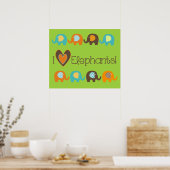 Heldere kleuren waar ik dol op ben, neursery Poste Poster (Keuken)