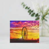 Heldere kleuren - Zonneoever Brighton Seot Wheel Briefkaart (Staand voorkant)