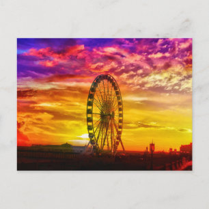 Heldere kleuren - Zonneoever Brighton Seot Wheel Briefkaart