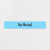 Heldere kleurgecodeerde Kinder waterdichte naamlab Labels (Design 1)