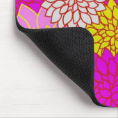 Heldere Kleurrijke BloemenMousepad Muismat (Hoek)