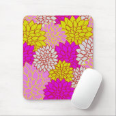 Heldere Kleurrijke BloemenMousepad Muismat (Met muis)