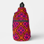 Heldere kleurrijke cross body tas (Voorkant)