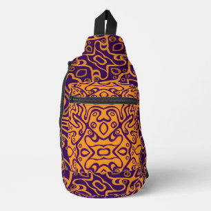 Heldere kleurrijke cross body tas