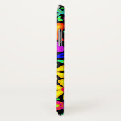 Heldere kleurrijke Flowers iPhone X Hoesje (Achterkant / rechts)