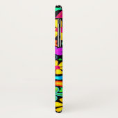 Heldere kleurrijke Flowers iPhone X Hoesje (Achterkant/links)