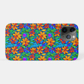 Heldere kleurrijke folk art bloemen Case-Mate iPhone case (Achterkant (horizontaal))