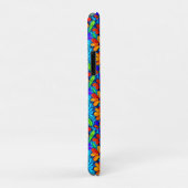 Heldere kleurrijke folk art bloemen Case-Mate iPhone case (Achterkant/rechts)