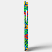 Heldere kleurrijke folk art bloemen Case-Mate iPhone case (Achterkant / Links)