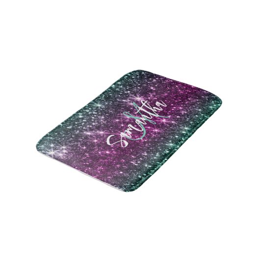 Heldere kleurrijke glitter badmat (Gekanteld)