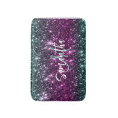 Heldere kleurrijke glitter badmat (Voorkant Verticaal)