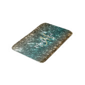 Heldere kleurrijke glitter badmat (Gekanteld)