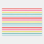 Heldere kleurrijke Holly Jolly Vakantie Inpakpapier Vel (Voorkant 2)