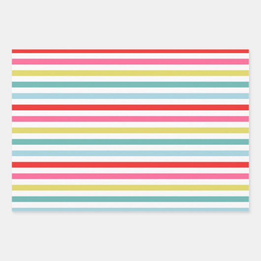 Heldere kleurrijke Holly Jolly Vakantie Inpakpapier Vel (Voorkant 2)