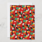 Heldere kleurrijke kinderen verjaardagsfeestje ont kaart (Achterkant)