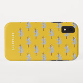 Heldere kleurrijke leuke cartoon luiaard Case-Mate iPhone case (Achterkant (horizontaal))