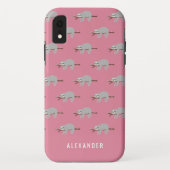 Heldere kleurrijke leuke cartoon luiaard Case-Mate iPhone case (Achterkant)