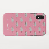 Heldere kleurrijke leuke cartoon luiaard Case-Mate iPhone case (Achterkant (horizontaal))