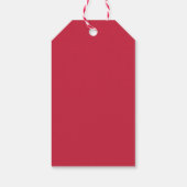 Heldere & kleurrijke Nouveau Floral bruiloft Cadeaulabel (Achterkant)