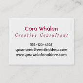 Heldere & Kleurrijke Samenvatting met Strepen & Visitekaartje (Achterkant)