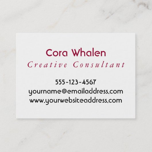 Heldere & Kleurrijke Samenvatting met Strepen & Visitekaartje (Achterkant)