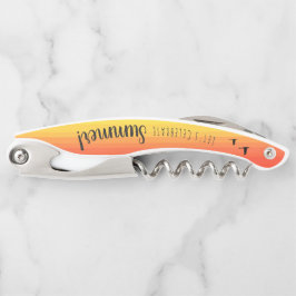 Heldere kleurrijke tropische Fiesta Zomerfeest Kurkentrekker