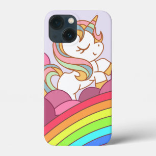 Heldere kleurrijke Unicorn en regenboogkunst Case-Mate iPhone Case