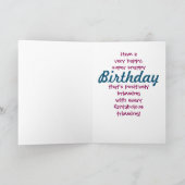 Heldere kleurrijke verjaardagstaart ballonnen teke kaart (Binnen)