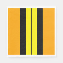 Heldere kleurrijke vetgedrukte gele zwarte race st