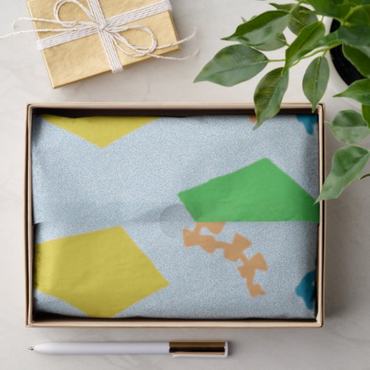 Heldere kleurrijke vliegers in de lucht tissuepapier (Geschenk)