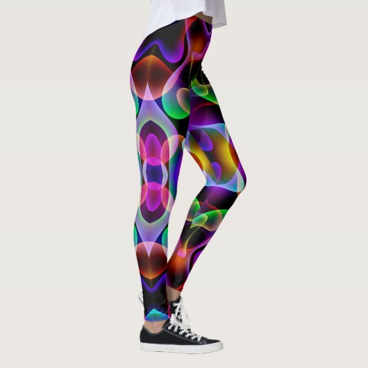 Heldere kleurrijke vrouwen Leggings Running Pants (Rechts)