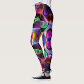 Heldere kleurrijke vrouwen Leggings Running Pants (Links)