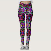 Heldere kleurrijke vrouwen Leggings Running Pants (Voorkant)
