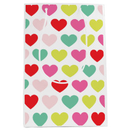 Heldere kleurrijke wensen | Kerstvakantie Medium Cadeauzakje