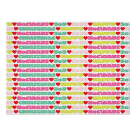 Heldere kleurrijke wensen | Kerstvakantie Perfect Poster