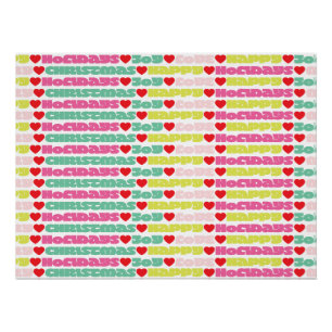 Heldere kleurrijke wensen   Kerstvakantie Perfect Poster