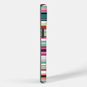 Heldere kleurrijke witte strepen Case-Mate iPhone case (Achterkant / Rechts)
