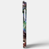 Heldere koperkleurige rustige textuur, ruwheid Case-Mate iPhone case (Achterkant / Links)