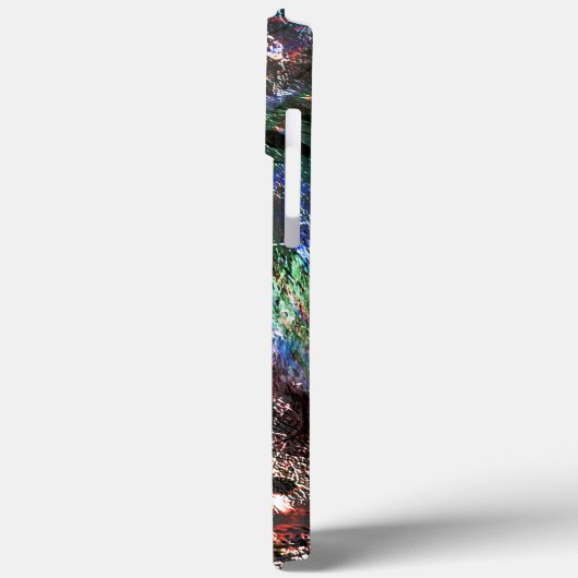 Heldere koperkleurige rustige textuur, ruwheid Case-Mate iPhone case (Achterkant / Links)