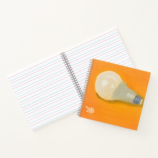 Heldere Lamp Notitieboek (Binnen)