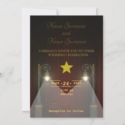 Heldere lantaarnpaal kaart (Voorkant)