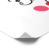 Heldere lentetype Seizoensgebonden Kleurenanalyse  Poster (Hoek)