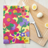 Heldere lentevloeren die u  aanpast theedoek (Quarter Fold)