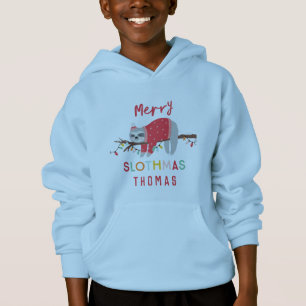 Heldere leuke luiaard kerst