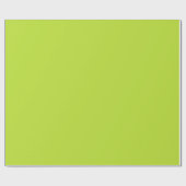 Heldere levendige limoen groene citrus vast cadeaupapier (Vlak)