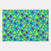 Heldere, levendige vormen inpakpapier vel (Voorkant 3)