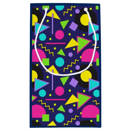 Heldere, levendige vormen klein cadeauzakje (Achterkant)