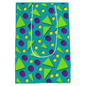 Heldere, levendige vormen medium cadeauzakje (Achterkant)