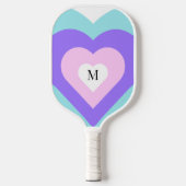 Heldere levendige Y2k 2000s meerharten Pickleball Paddle (Voorkant)