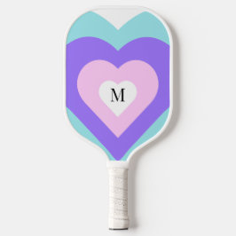 Heldere levendige Y2k 2000s meerharten Pickleball Paddle